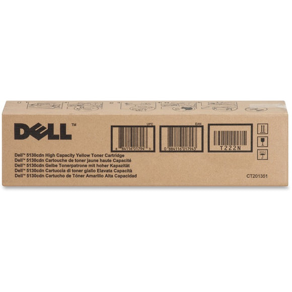 Dell Original High Yield Laser Toner Cartridge - Yellow - 1 / Each