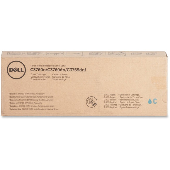 Dell Original Extra High Yield Laser Toner Cartridge - Cyan - 1 Each