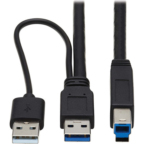 Tripp Lite USB Active Repeater Cable - USB-A to USB-B (M/M), USB 3.2 Gen 1, 25 ft. (7.6 m)