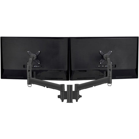 Atdec dual dynamic monitor arm desk mount - Flat and Curved up to 32in - VESA 75x75, 100x100