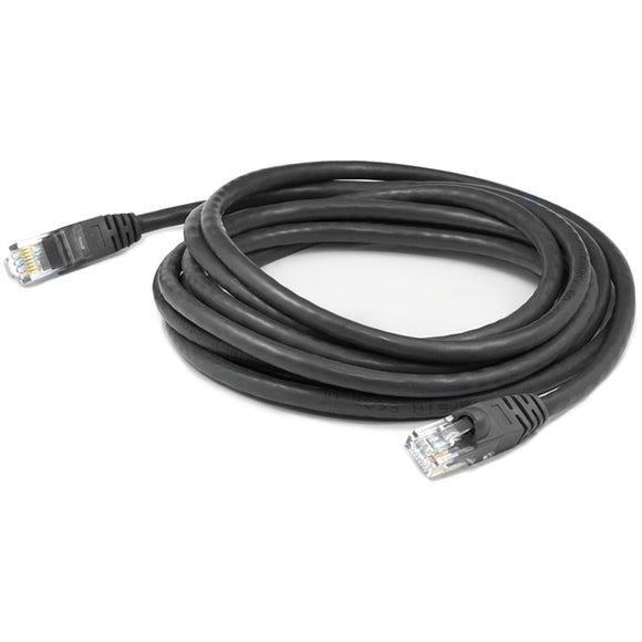 AddOn 40ft RJ-45 (Male) to RJ-45 (Male) Straight Black Cat6 UTP PVC Copper Patch Cable
