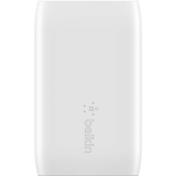 Belkin BoostCharge Dual Wall Charger with PPS (USB-C Cable with Lightning Connector included) - Power Adapter