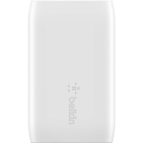 Belkin BoostCharge Dual Wall Charger with PPS (USB-C Cable with Lightning Connector included) - Power Adapter