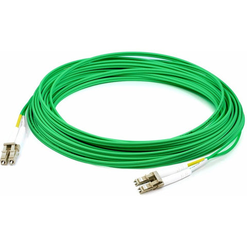 AddOn 2m LC (Male) to LC (Male) Straight Green OM1 Duplex Fiber OFNR (Riser-Rated) Patch Cable