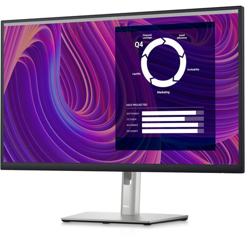 Dell P2723D 27" QHD WLED LCD Monitor - 16:9 - Black, Silver