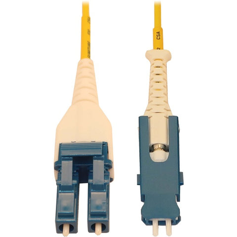Tripp Lite Fiber Optic Cable 40/100/400G Singlemode 9/125 OS2 Fiber Cable, Yellow, 1 m (3.3 ft.)