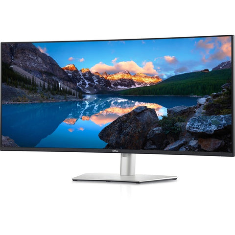 Dell UltraSharp U4021QW 39.7" 5K2K WUHD Curved Screen LED LCD Monitor - 21:9 - Black, Silver