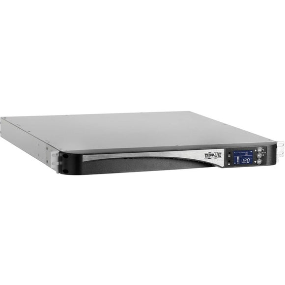 Tripp Lite 700VA 420W 120V Line-Interactive UPS - 4 NEMA 5-15R Outlets, Network Card Option, USB, DB9, 1U Rack/Tower