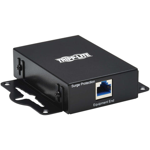 Tripp Lite In-Line Network Surge Protector - 10 Gbps, Cat6a/8, Metal Case, IEC Compliant, TAA