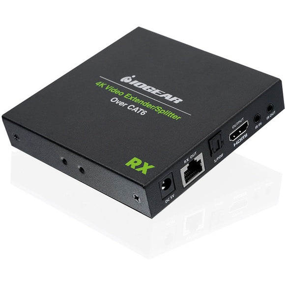 IOGEAR Extra Receiver for GVE4K60KIT-4K Video Extender over Ethernet