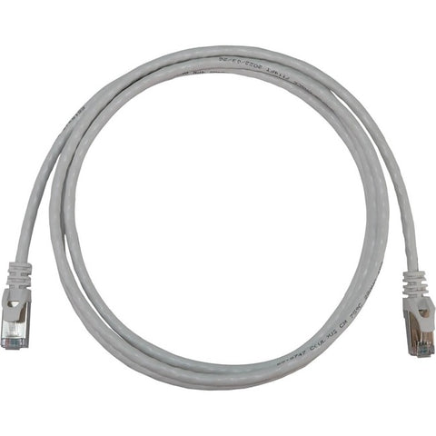 Tripp Lite Cat6a 10G Snagless Shielded Slim STP Ethernet Cable (RJ45 M/M), PoE, White, 7 ft. (2.1 m)