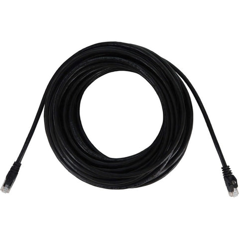 Tripp Lite Cat6a 10G Snagless Molded UTP Ethernet Cable (RJ45 M/M), PoE, Black, 50 ft. (15.2 m)