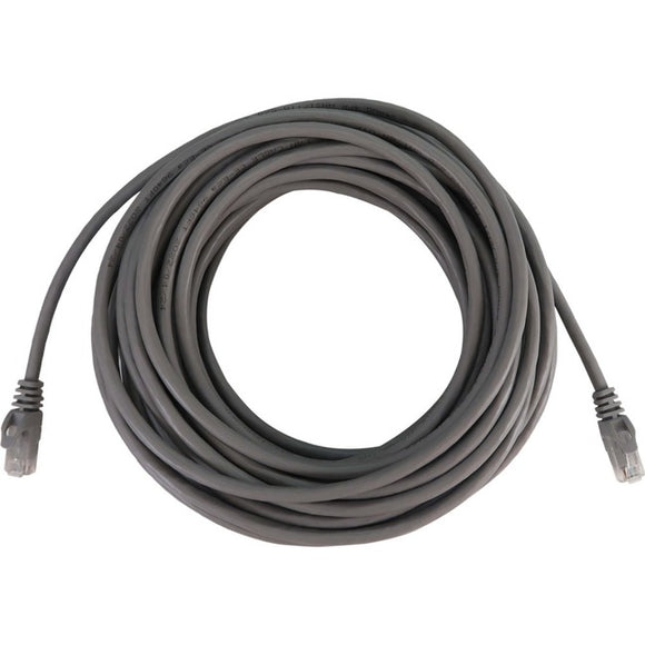 Tripp Lite Cat6a 10G Snagless Molded UTP Ethernet Cable (RJ45 M/M), PoE, Gray, 50 ft. (15.2 m)