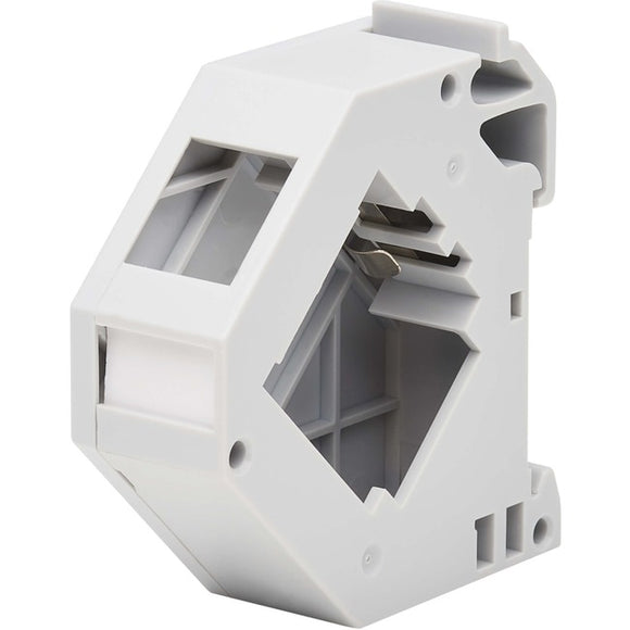 Tripp Lite DIN-Rail Mounting Enclosure Module for Snap-In Keystone Jacks and Couplers, Left Cover, TAA