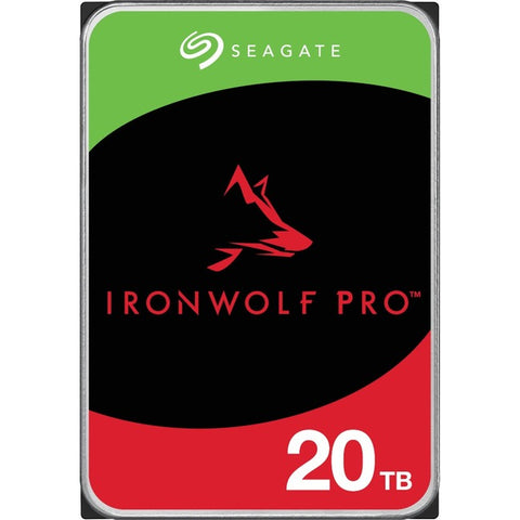 Seagate IronWolf Pro ST20000NT001 20 TB Hard Drive - 3.5" Internal - SATA (SATA/600) - Conventional Magnetic Recording (CMR) Method