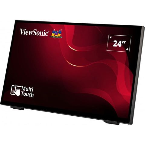 ViewSonic TD2465 24 Inch 1080p IPS Touch Screen Monitor with Advanced Ergonomics, HDMI and USB Inputs