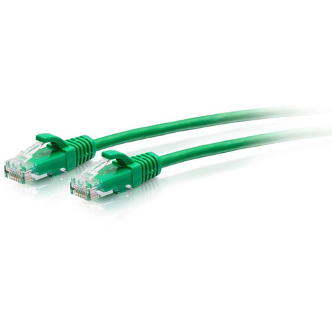 C2G 3ft Cat6a Snagless Unshielded (UTP) Slim Ethernet Patch Cable - Green