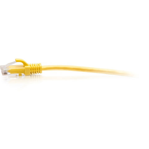 C2G 15ft Cat6a Snagless Unshielded (UTP) Slim Ethernet Patch Cable - Yellow