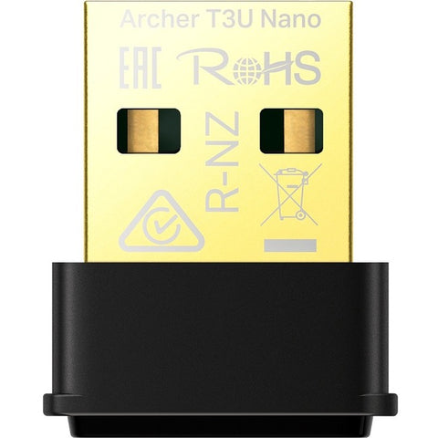 TP-Link Archer T3U Nano IEEE 802.11 a/b/g/n/ac Dual Band Wi-Fi Adapter for Desktop Computer/Notebook/Wireless Router