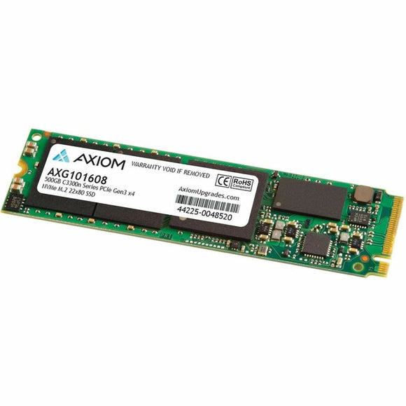 Axiom C3300n 500 GB Solid State Drive - M.2 2280 Internal - PCI Express NVMe (PCI Express 3.0 x4) - TAA Compliant