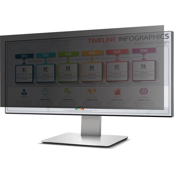 Rocstor Privacyview Privacy Filter For 34 Widescreen Monitor (21:9) Monitor- Unframed -