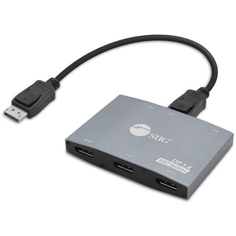 Siig, Inc. 1x3 Displayport 1.4 To Displayport Mst Splitter.