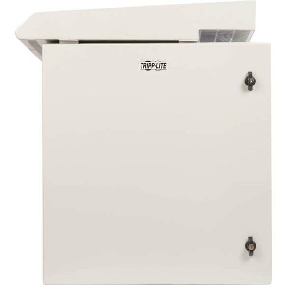 Tripp Lite SmartRack Industrial Enclosure with Locks - NEMA 3R, Wall Mount, Heavy-Duty Metal Construction, Internal Fans, 32.5 in. Depth, 12U, Gray