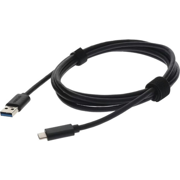 AddOn 6ft USB 2.0 (C) Male to USB 2.0 (A) Male Black Adapter Cable