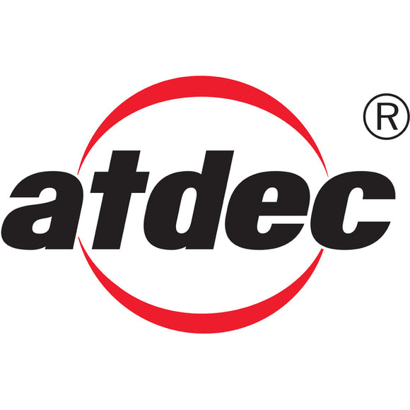 Atdec Mounting Rail for Display Screen, A/V Equipment, Post, Digital Signage Display - Black