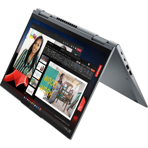 Lenovo ThinkPad X1 Yoga Gen 8 21HQ001NUS 14" Touchscreen Convertible 2 in 1 Notebook - WUXGA - 1920 x 1200 - Intel Core i5 13th Gen i5-1335U Deca-core (10 Core) - Intel Evo Platform - 16 GB Total RAM - 16 GB On-board Memory - 256 GB SSD - Storm Gray