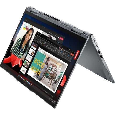 Lenovo ThinkPad X1 Yoga Gen 8 21HQ0007US 14" Touchscreen Convertible 2 in 1 Notebook - WUXGA - 1920 x 1200 - Intel Core i7 13th Gen i7-1355U Deca-core (10 Core) - Intel Evo Platform - 16 GB Total RAM - 16 GB On-board Memory - 512 GB SSD - Storm Gray