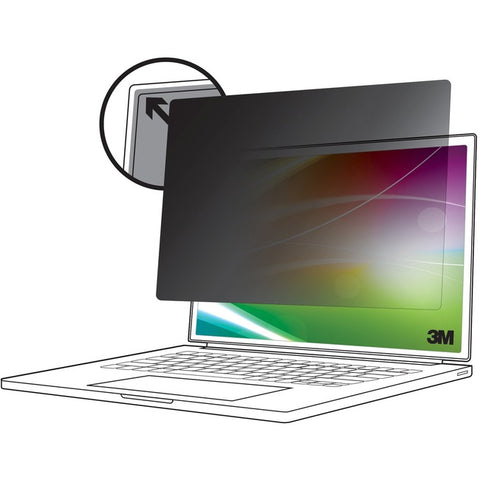 3M™ Bright Screen Privacy Filter for 14in Full Screen Laptop, 16:10, BP140W1E