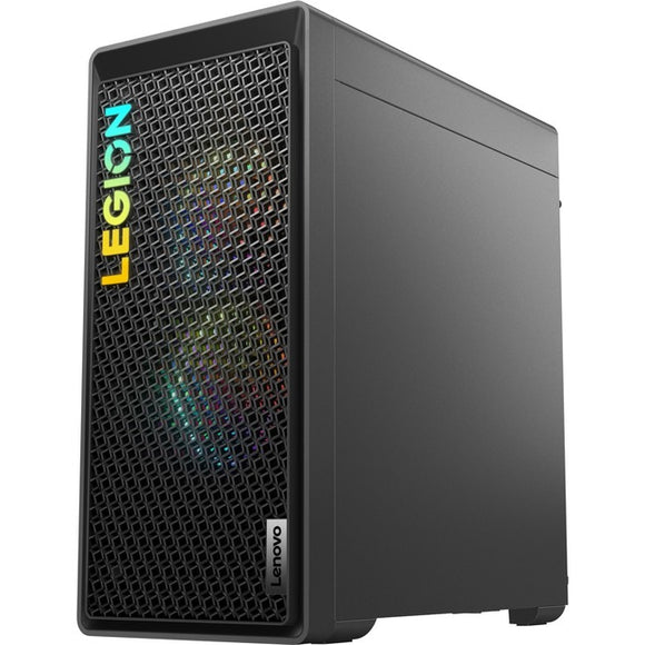 Lenovo Legion T5 26IRB8 90UT000NUS Gaming Desktop Computer - Intel Core i7 13th Gen i7-13700F Hexadeca-core (16 Core) 2.10 GHz - 8 GB RAM DDR5 SDRAM - 512 GB M.2 PCI Express NVMe 4.0 x4 SSD - Tower - Storm Gray