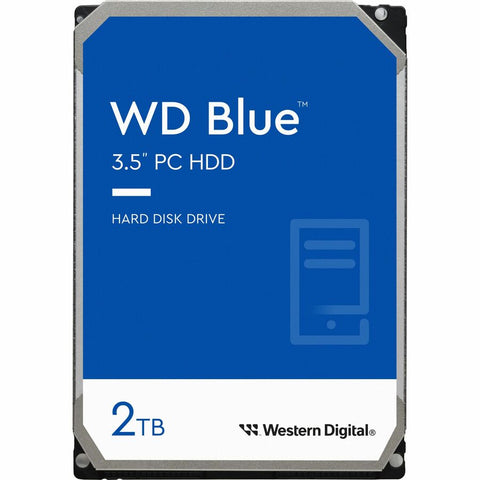 WD Blue 2 TB Hard Drive - 3.5" Internal - SATA (SATA/600) - Conventional Magnetic Recording (CMR) Method