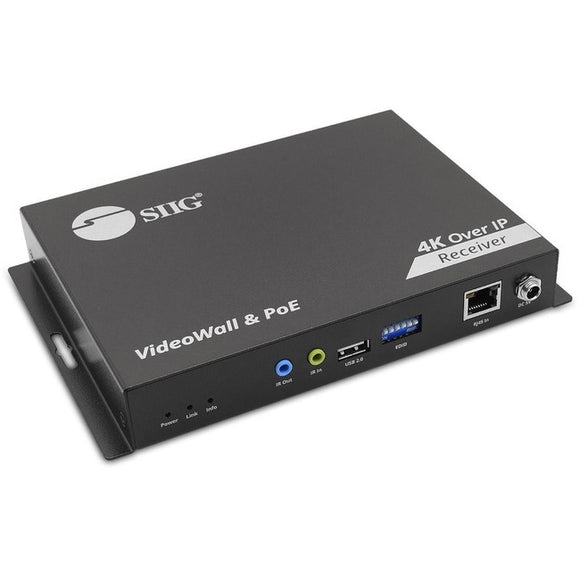 SIIG 4K 60Hz 18Gbps HDMI over IP Matrix Receiver 396ft TAA Compliant