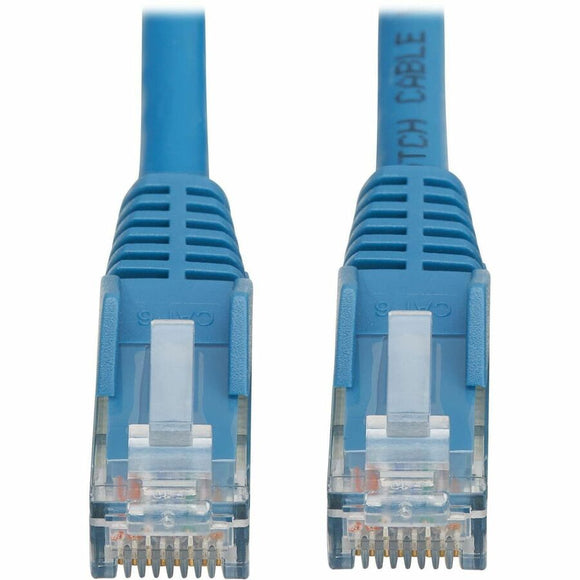 Tripp Lite by Eaton Cat6 Gigabit Snagless Molded UTP Ethernet Cable (RJ45 M/M) PoE LSZH Blue 1 m (3.3 ft.)