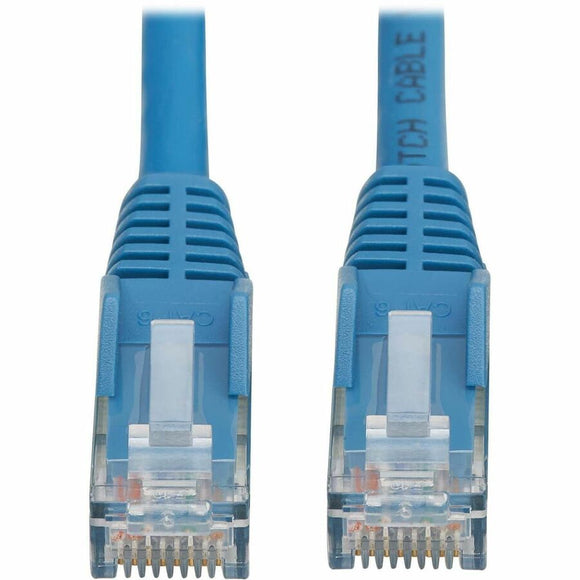 Tripp Lite by Eaton Cat6 Gigabit Snagless Molded UTP Ethernet Cable (RJ45 M/M) PoE LSZH Blue 1.5 m (4.9 ft.)