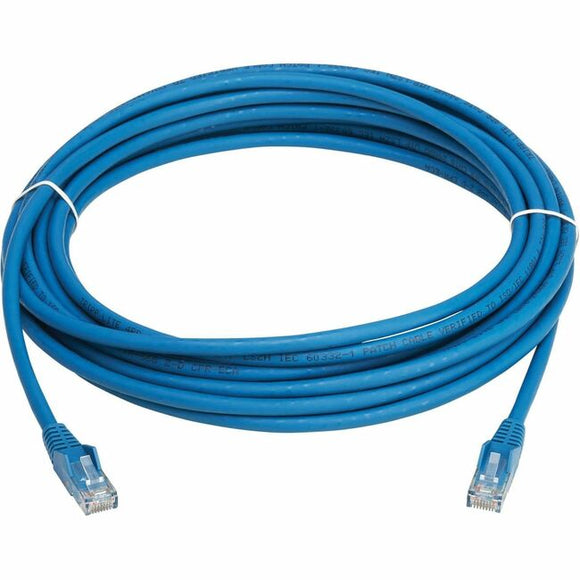 Tripp Lite Cat6 Gigabit Snagless Molded UTP Ethernet Cable (RJ45 M/M), PoE, LSZH, Blue, 7 m