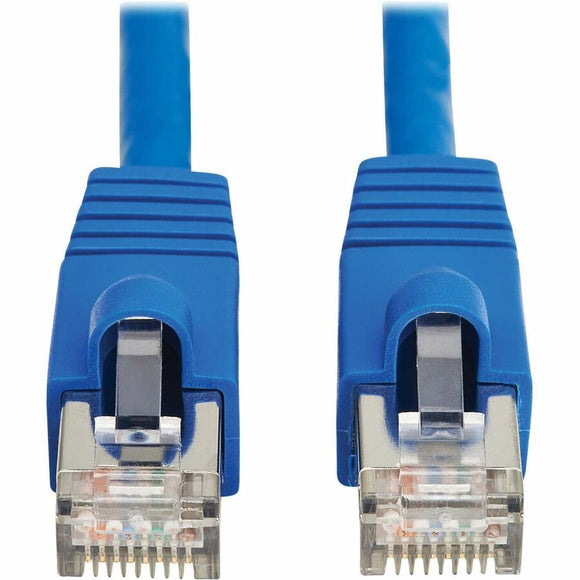 Tripp Lite by Eaton Cat8 40G Snagless SSTP Ethernet Cable (RJ45 M/M), PoE, Blue, 1 ft. (0.3 m)