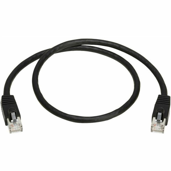 Tripp Lite by Eaton Cat8 40G Snagless SSTP Ethernet Cable (RJ45 M/M), PoE, Black, 2 ft. (0.6 m)
