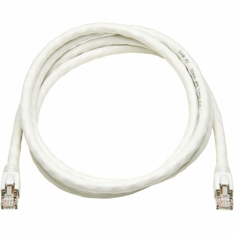 Tripp Lite Cat8 40G Snagless SSTP Ethernet Cable (RJ45 M/M), PoE, White, 5 ft. (1.5 m)