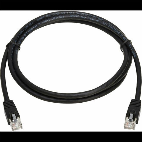 Tripp Lite Cat8 40G Snagless SSTP Ethernet Cable (RJ45 M/M), PoE, Black, 6 ft. (1.8 m)