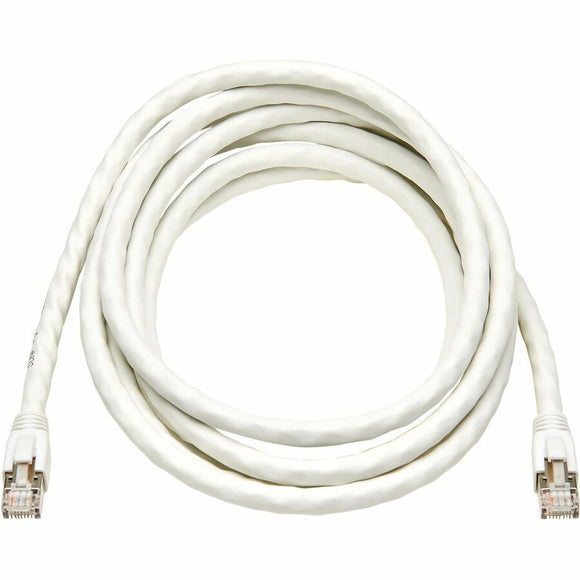 Tripp Lite by Eaton Cat8 40G Snagless SSTP Ethernet Cable (RJ45 M/M), PoE, White, 15 ft. (4.6 m)
