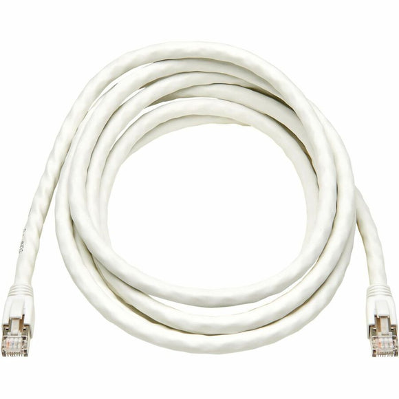 Tripp Lite by Eaton Cat8 40G Snagless SSTP Ethernet Cable (RJ45 M/M), PoE, White, 10 ft. (3.1 m)