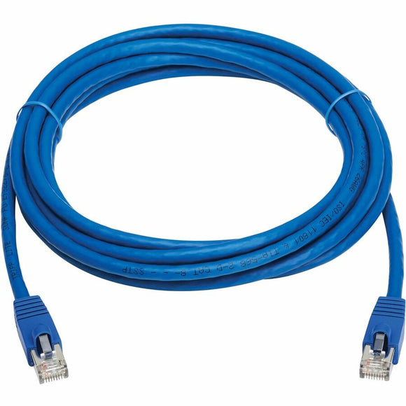 Tripp Lite by Eaton Cat8 40G Snagless SSTP Ethernet Cable (RJ45 M/M), PoE, Blue, 12 ft. (3.7 m)
