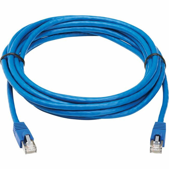 Tripp Lite Cat8 40G Snagless SSTP Ethernet Cable (RJ45 M/M), PoE, Blue, 15 ft. (4.6 m)