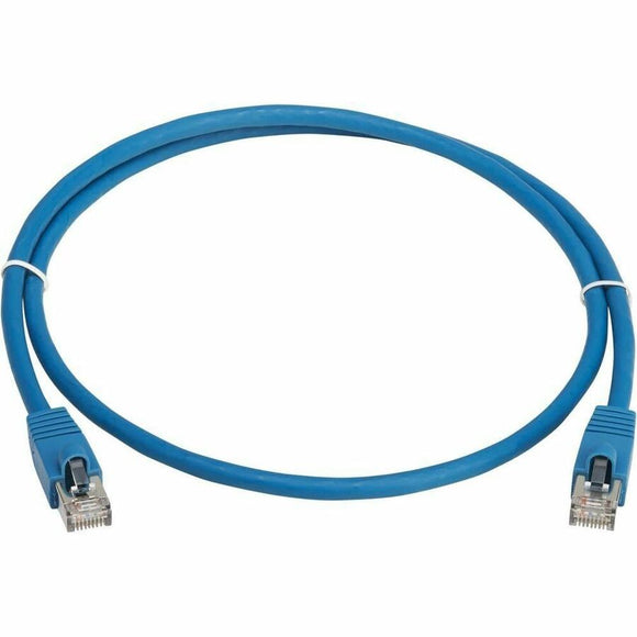Tripp Lite by Eaton Cat8 40G Snagless SSTP Ethernet Cable (RJ45 M/M), PoE, LSZH, Blue, 1 m (3.3 ft.)