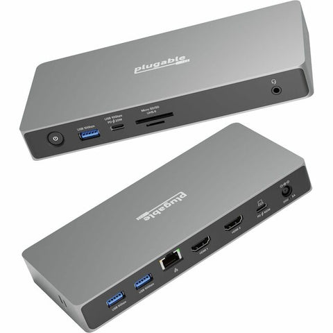 Plugable 11-in-1 USB C Docking Station Dual Monitor