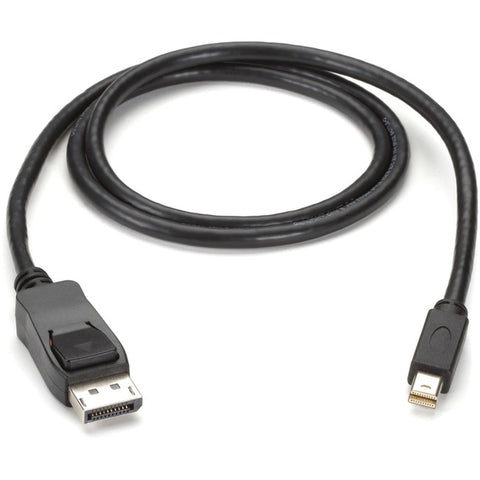Black Box Mini DisplayPort to DisplayPort Cable, MM, 3-ft. (0.9-m)