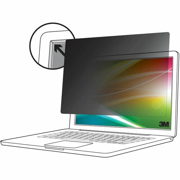 3M™ Bright Screen Privacy Filter for 16in Laptop, 16:10, BP160W1B